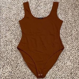 FOREVER21 brown bodysuit